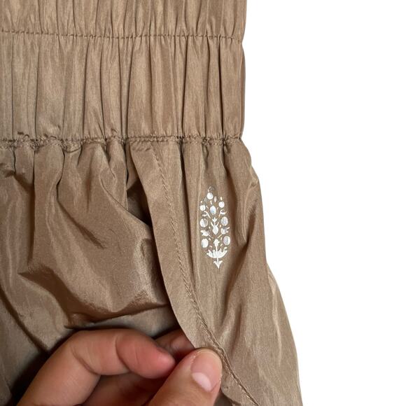 Free People FP Movement The Way Home Shorts Tan Athletic Gym Workout Size XS - Picture 4 of 9